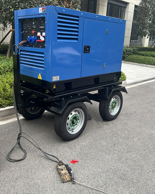 میلر 800A 400Amp DC AVR Brushless Diesel Welder جنراتور واحد با چرخ