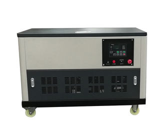 Water cooled 30kw portable gasoline generator genset 4 cylinder engine enclosure auto start