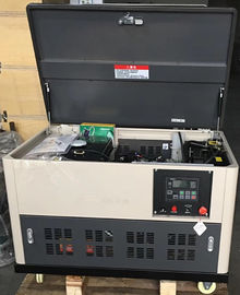 Water cooled 30kw portable gasoline generator genset 4 cylinder engine enclosure auto start